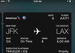 boarding pass mobile airlines american app counters scan ticket security iphone during re if travel